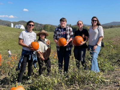 BcGSA students at a fall festival