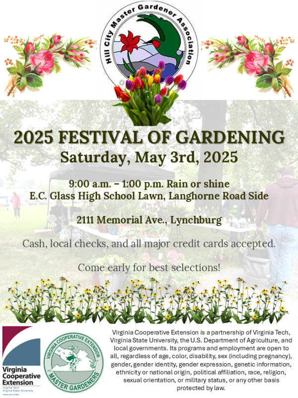 2025 Festival of Gardening - Hill City Master Gardeners