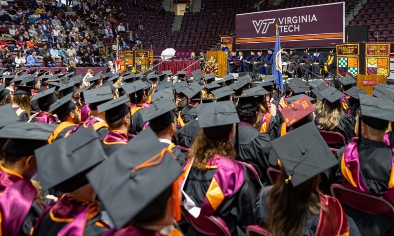 View of Commencement Ceremony from Graduate's Perspective