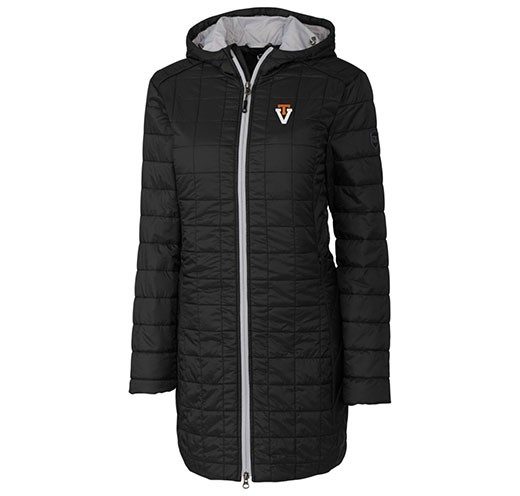 a black winter coat