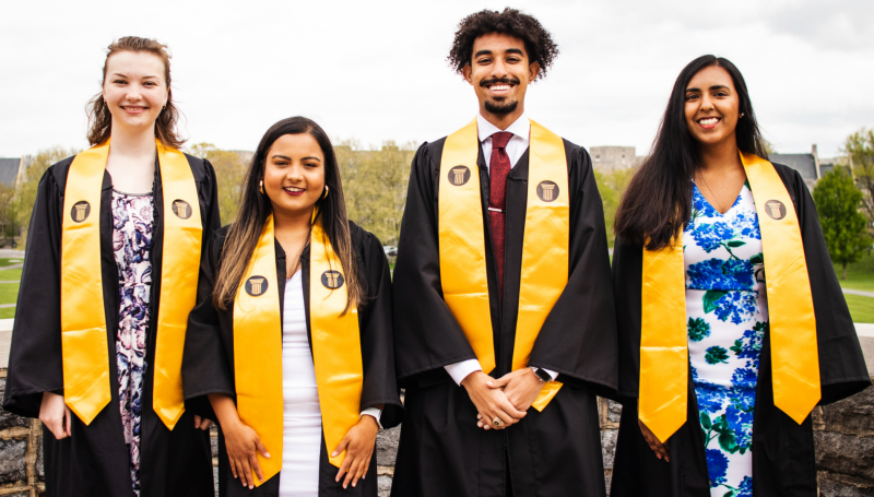 Graduating Stamps Scholars pose for a picture