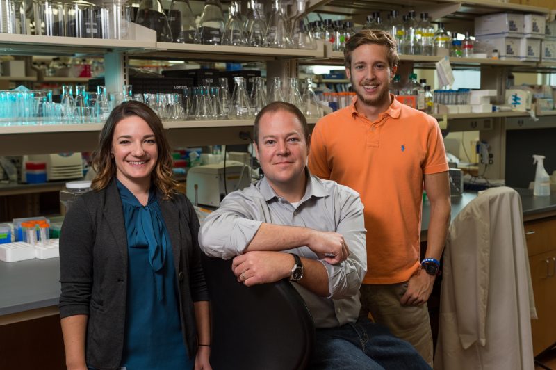 From left to right: Kaitlin Read, Kenneth Oestreich, Michael Powell