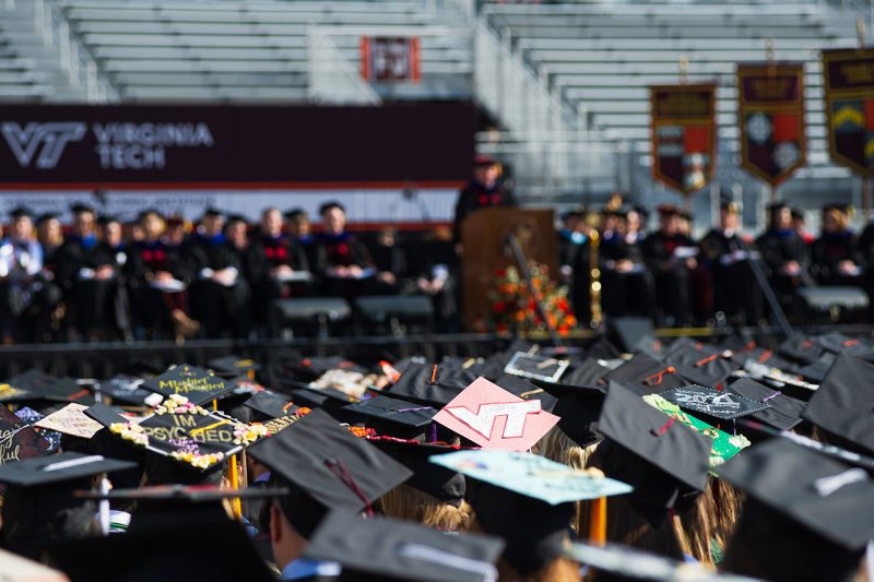Students attend Virginia Tech commencement