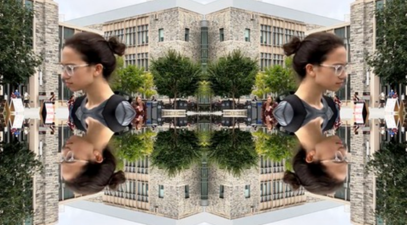 kaleidoscopic view of campus